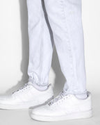 Mens Bullet Habits Relaxed Denim Jeans - White