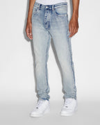 Mens Chitch Punk Metalik Slim Denim Jeans - Denim