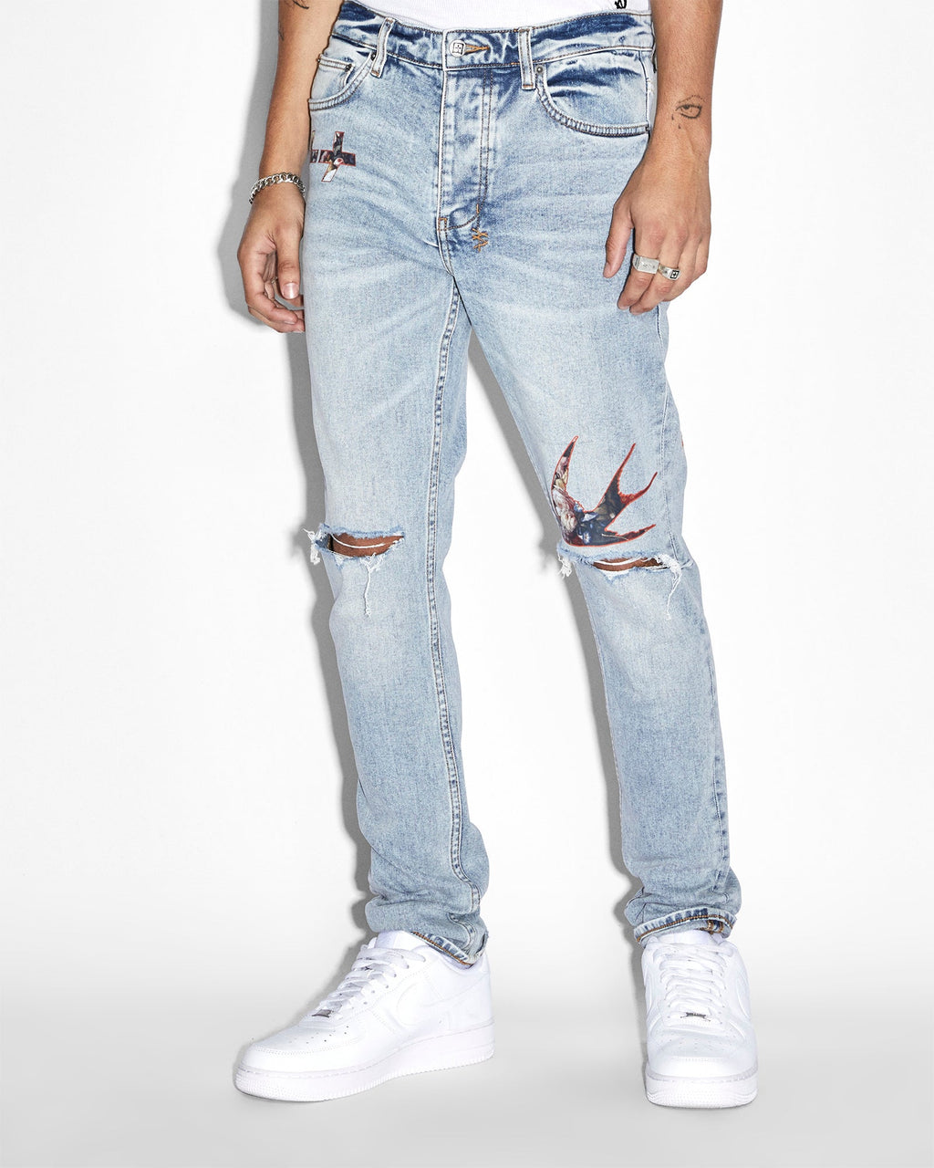 Mens Chitch Ecology Slim Denim Jeans - Denim