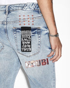 Mens Chitch Ecology Slim Denim Jeans - Denim