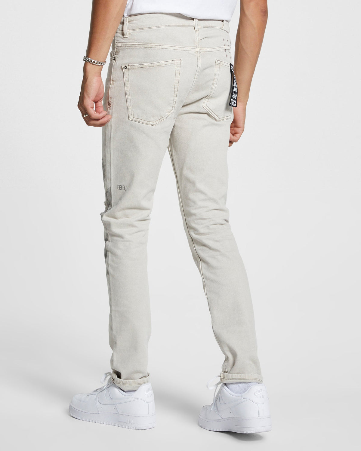 Mens Chitch High Lovers Antike Slim Denim Jeans - Tan