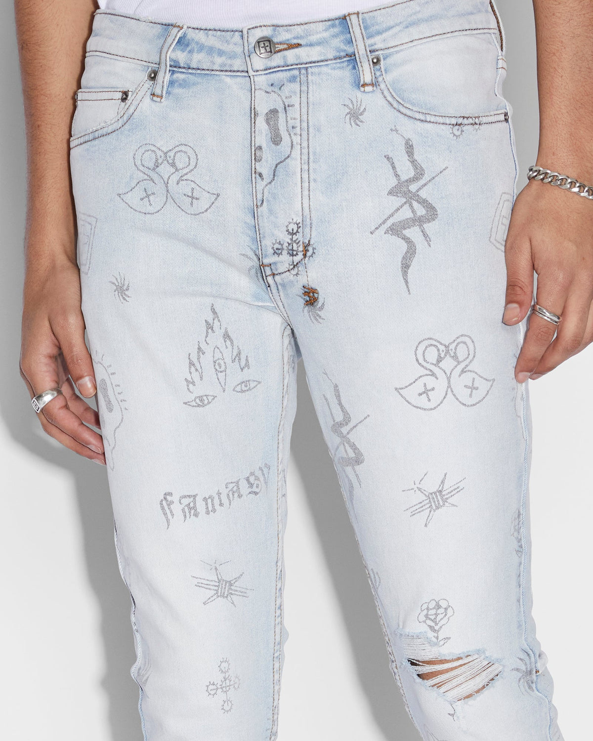 MENS CHITCH STIK N POKE DENIM JEANS