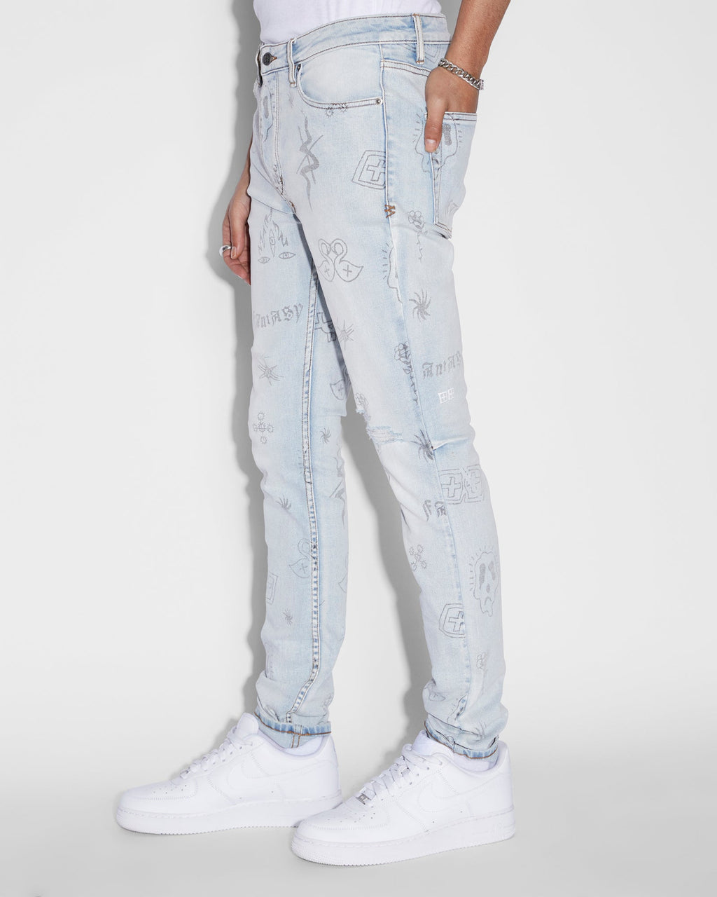 MENS CHITCH STIK N POKE DENIM JEANS
