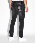 Mens Chitch Streets Slim Denim Jeans - Black