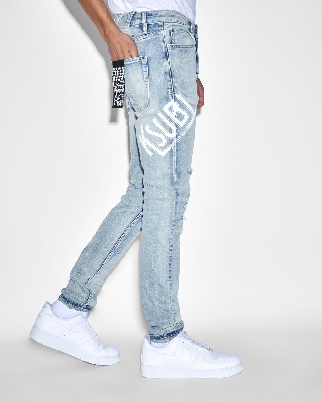 Mens Chitch Ticket Slim Denim Jeans - Denim