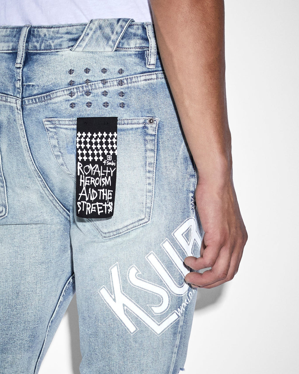 Mens Chitch Ticket Slim Denim Jeans - Denim
