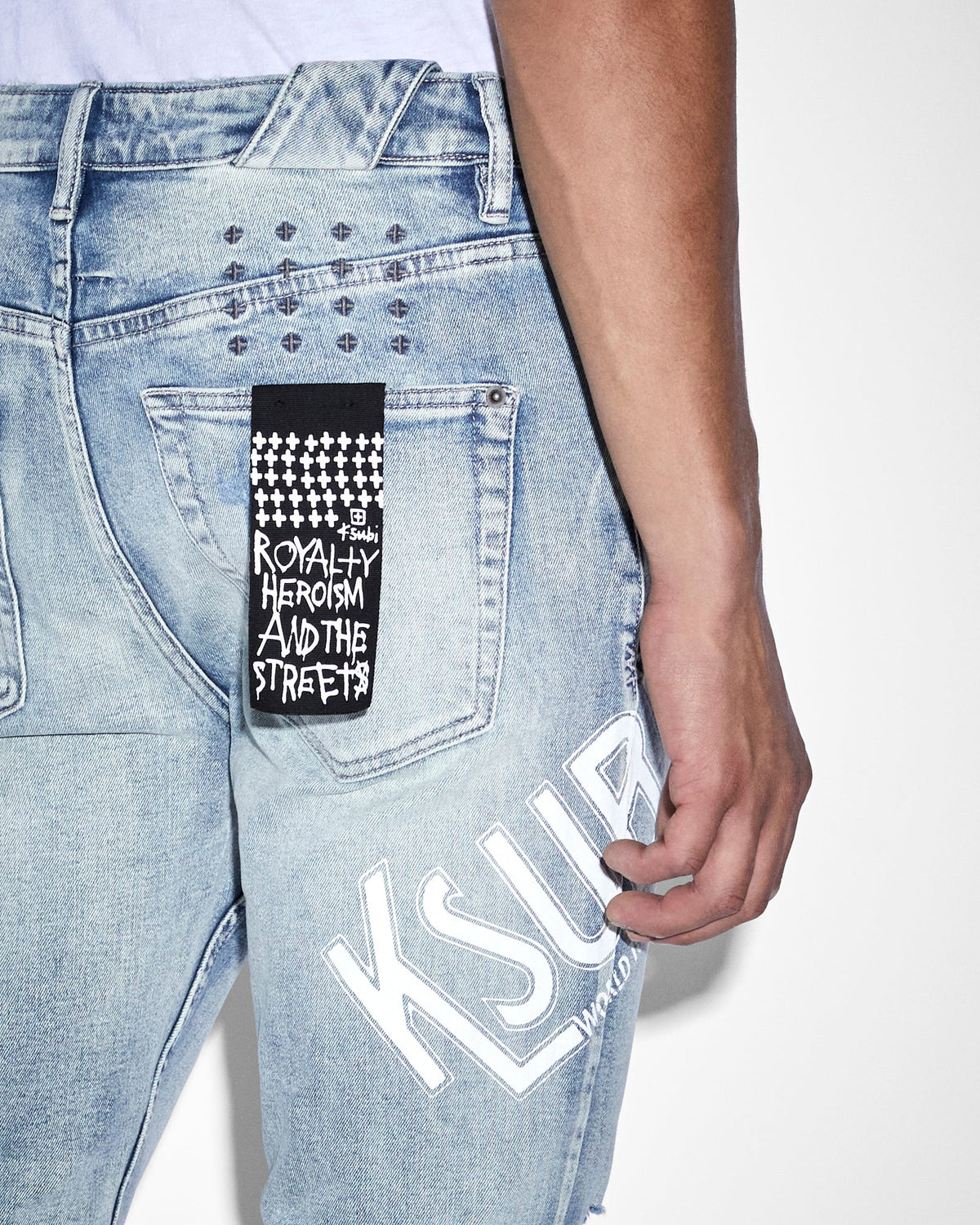Mens Chitch Ticket Slim Denim Jeans - Denim