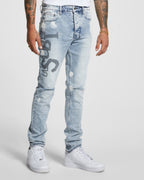Mens Chitch Oktane Ksubi Slim Denim Jeans - Denim