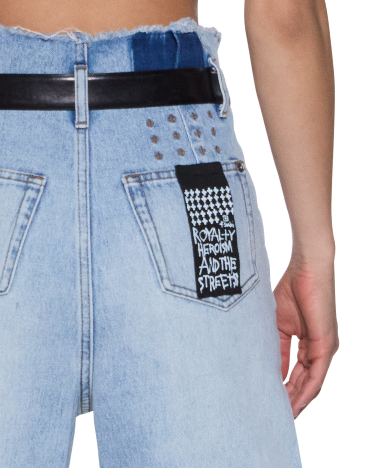 HI BARREL JEAN CUTOFF VAPOUR