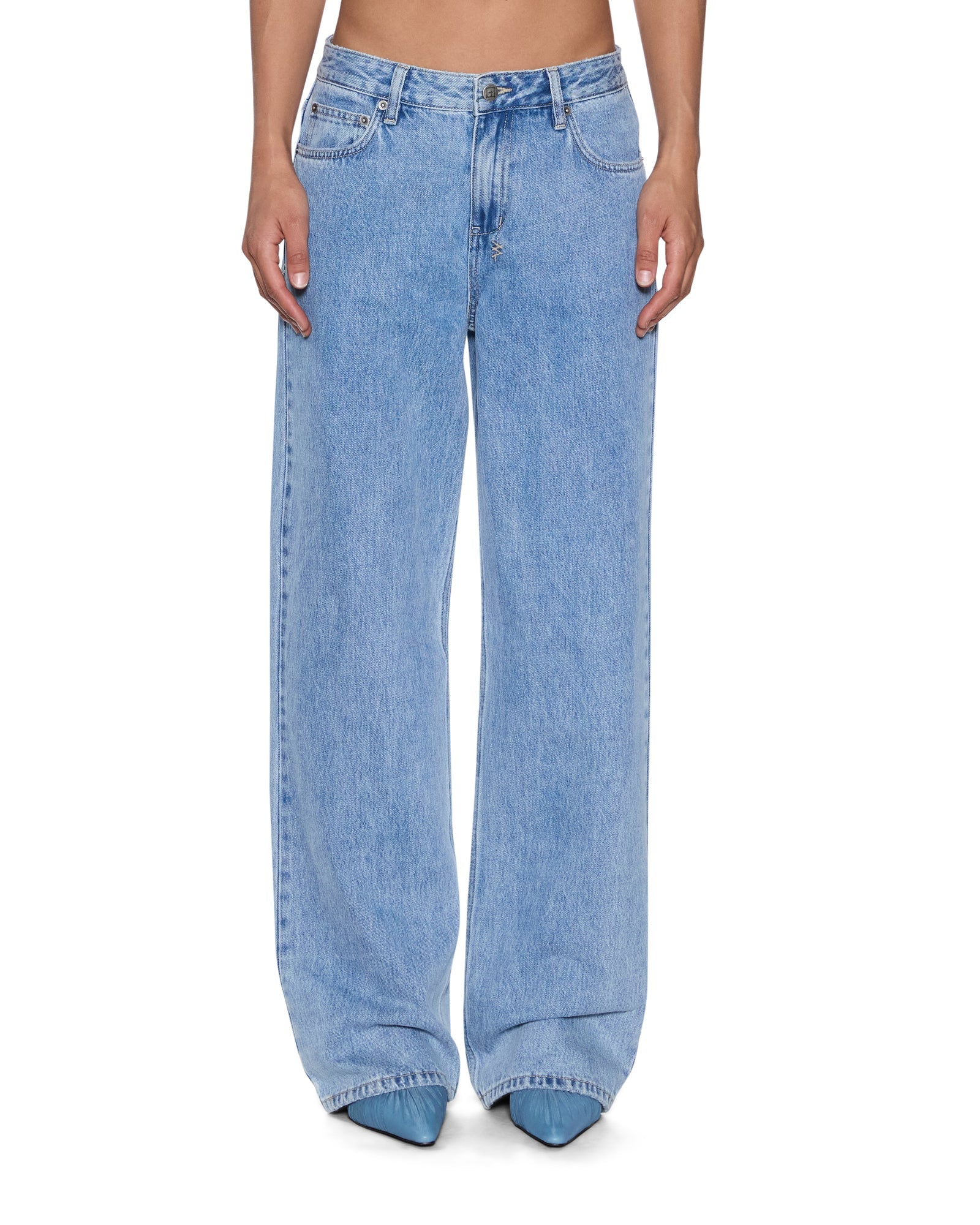 WOMENS  LOW RIDER AUTHENTIK BAGGY DENIM JEANS