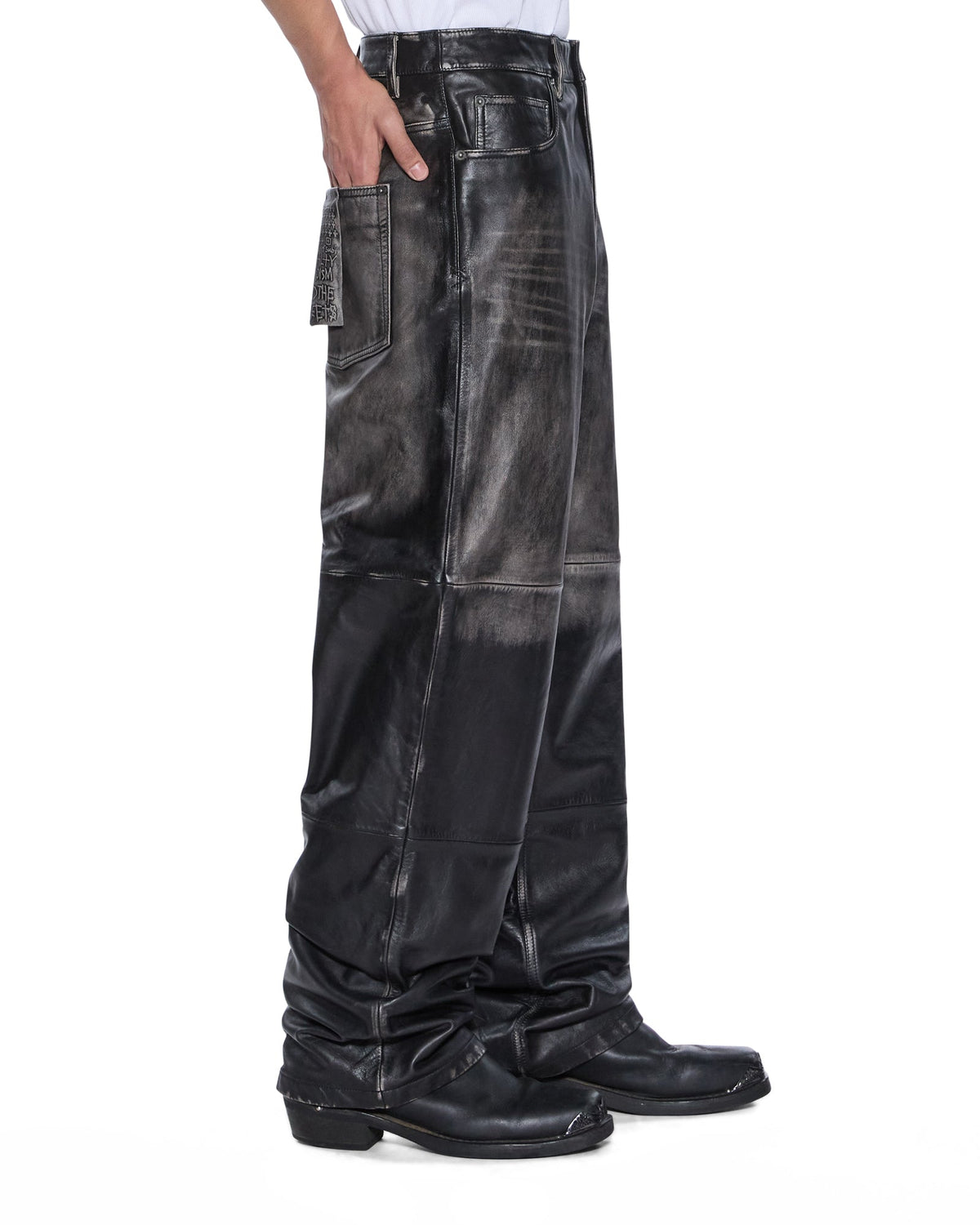 MENS BLACKJACK MAXX PANT AGED BLACK DENIM JEANS