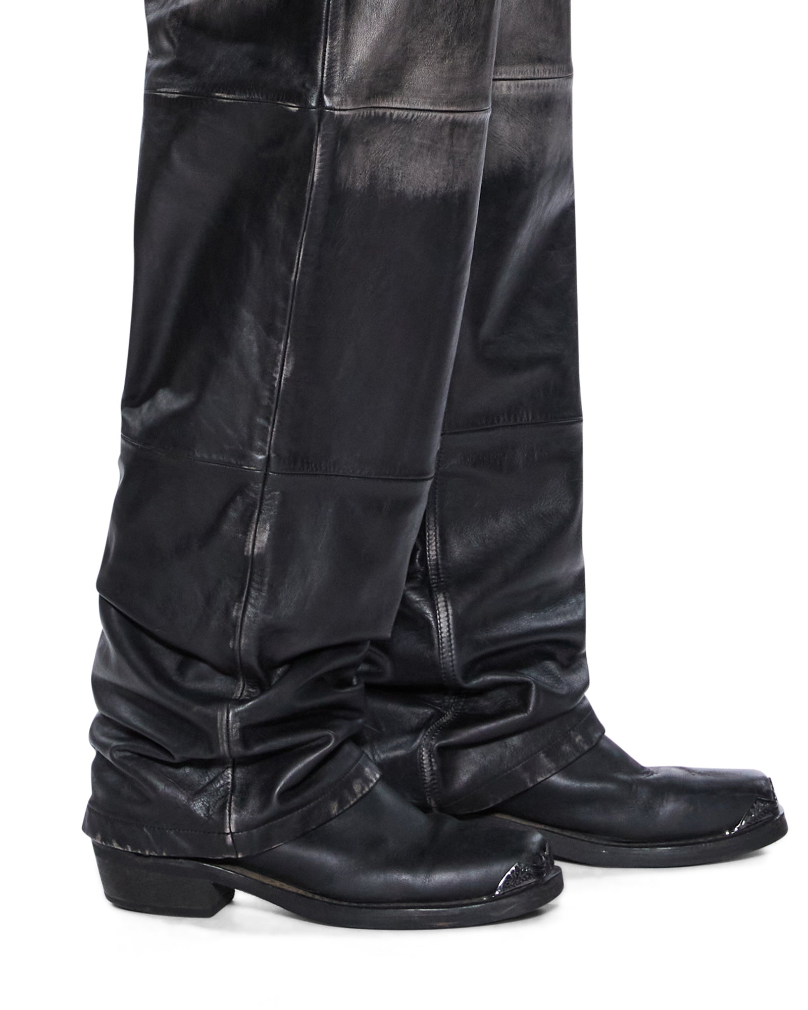 MENS  BLACKJACK MAXX PANT AGED BLACK RELAXED DENIM JEANS