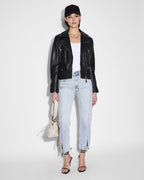 Womens Nine O Muse Panel Slim Denim Jeans - Denim