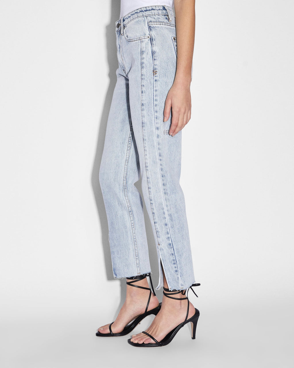 Womens Nine O Muse Panel Slim Denim Jeans - Denim