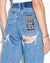 WOMENS  PLAYBACK RAMBLE TRASHED STRAIGHT DENIM JEANS
