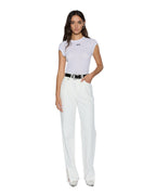 WOMENS PLAYBACK SPLITS ECRU DENIM JEANS