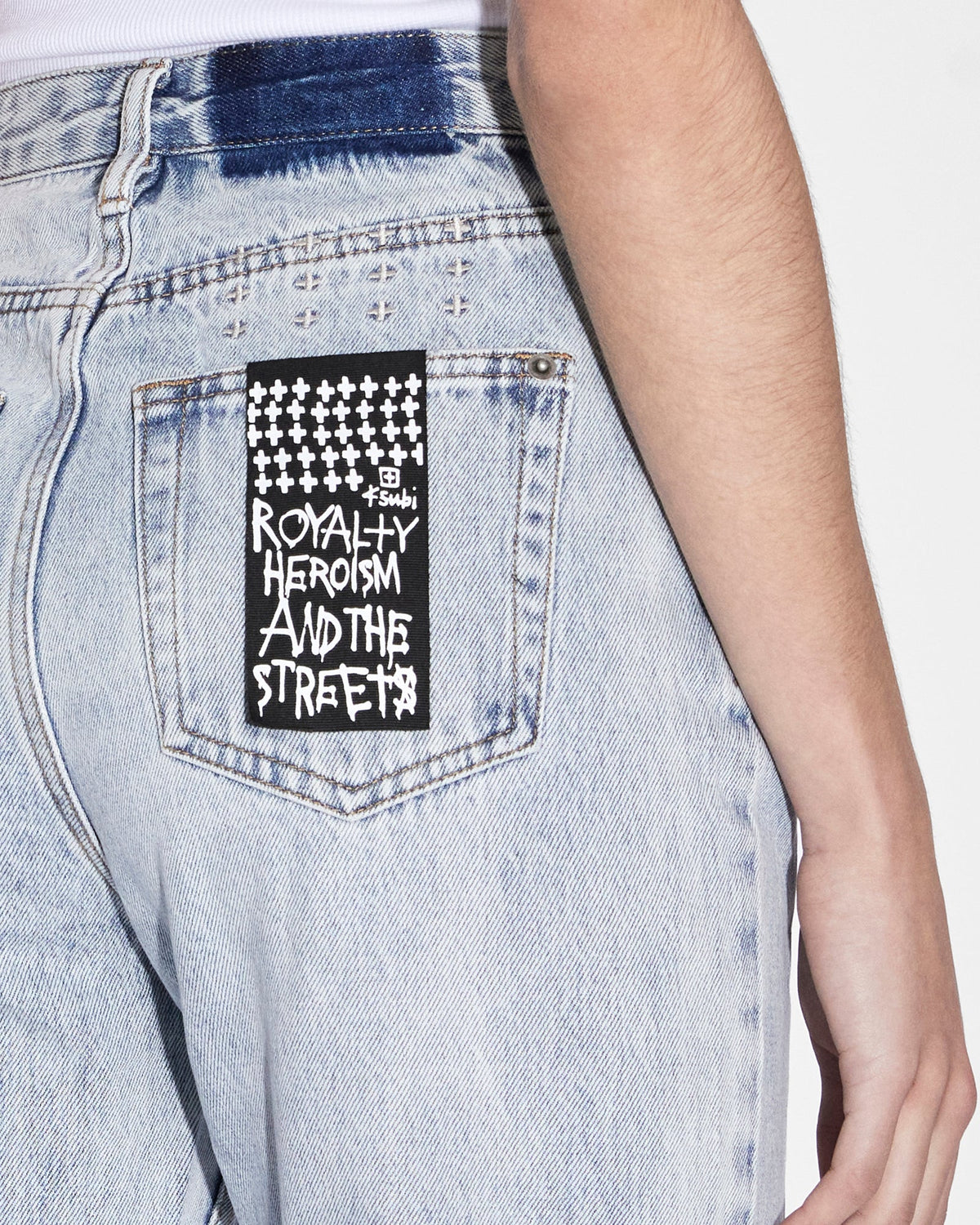 WOMENS PLAYBACK MUSE PANEL DENIM JEANS