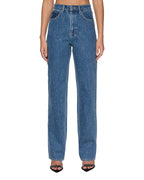 Womens Playback Token Krystal Straight Denim Jeans - Denim