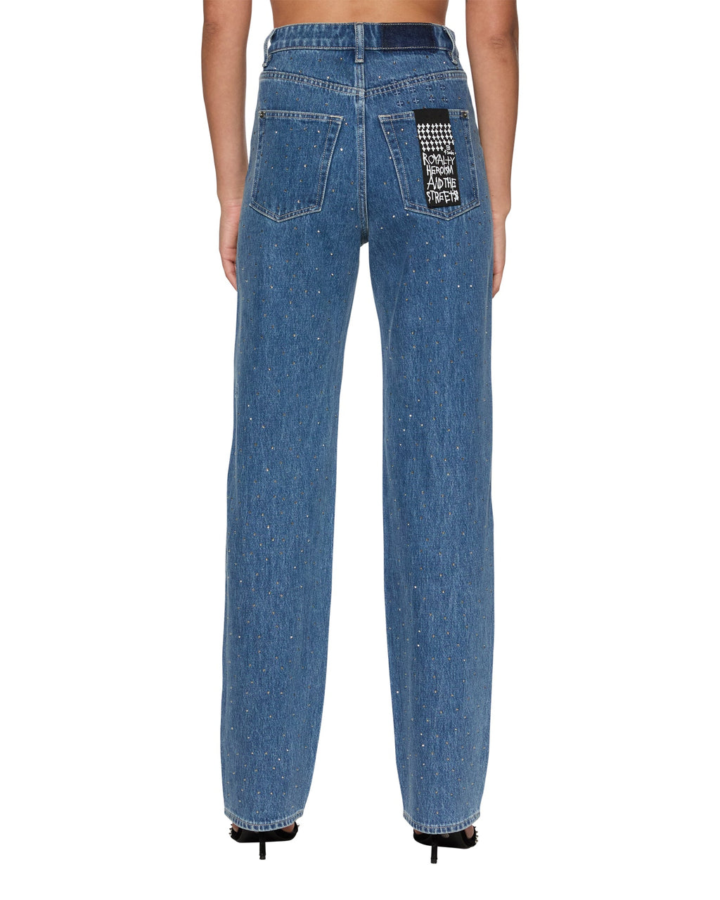 Womens Playback Token Krystal Straight Denim Jeans - Denim