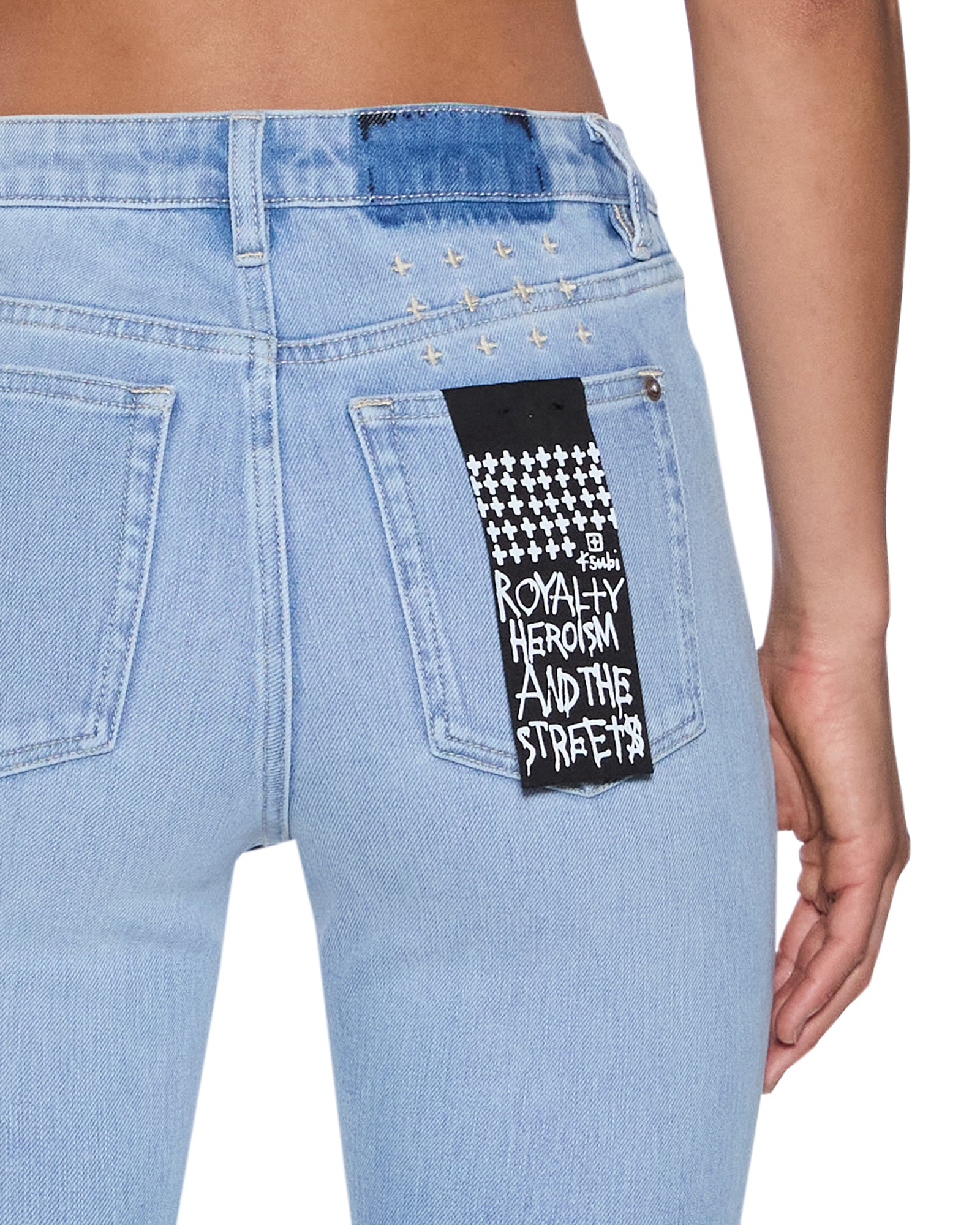 WOMENS  SPRAY ON XTRA DEJA VU SKINNY DENIM JEANS