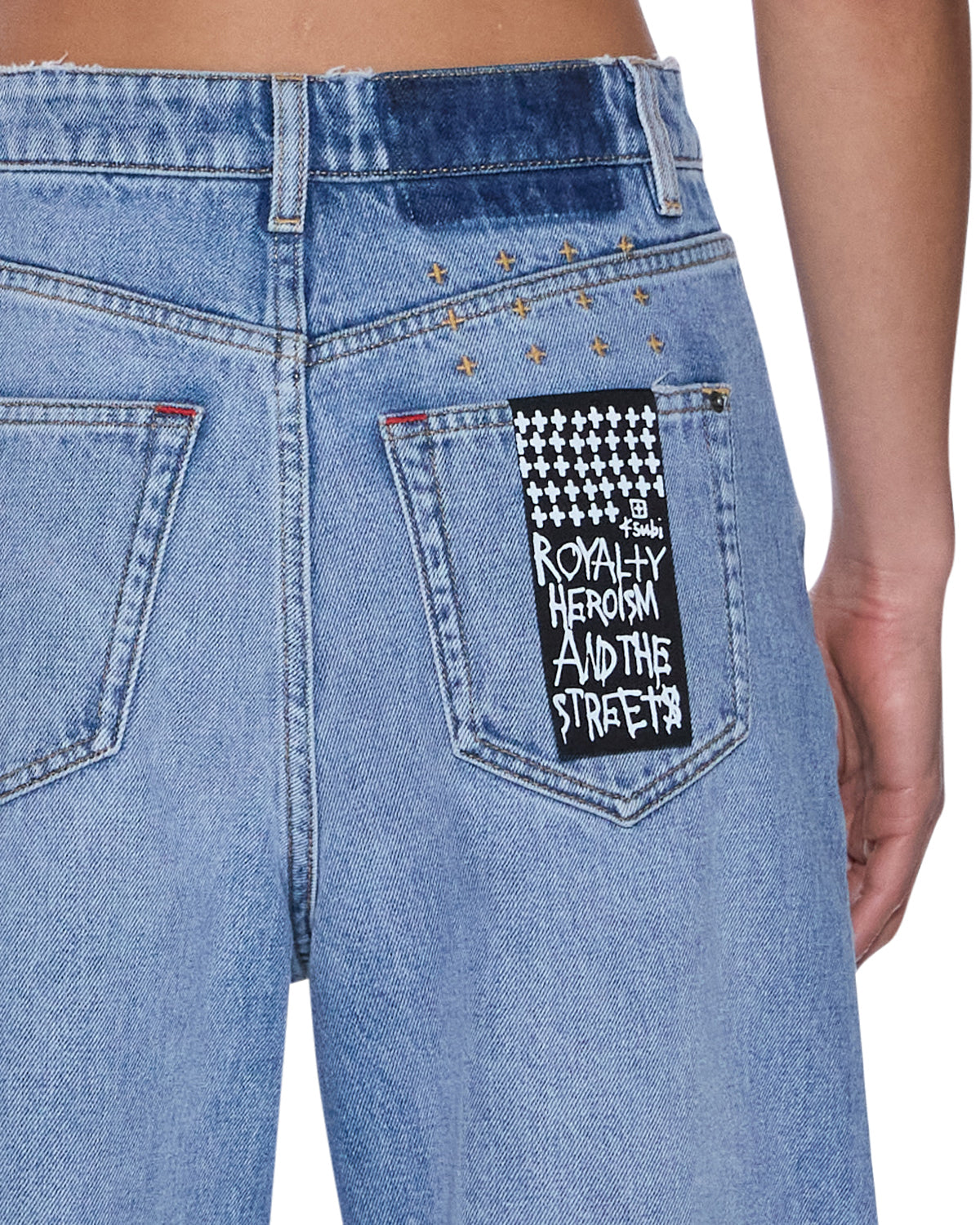 WOMENS  STRIDER HORIZON WIDE DENIM JEANS