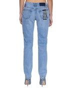 WOMENS THE MOSS JEAN MERCER BLUE DENIM JEANS