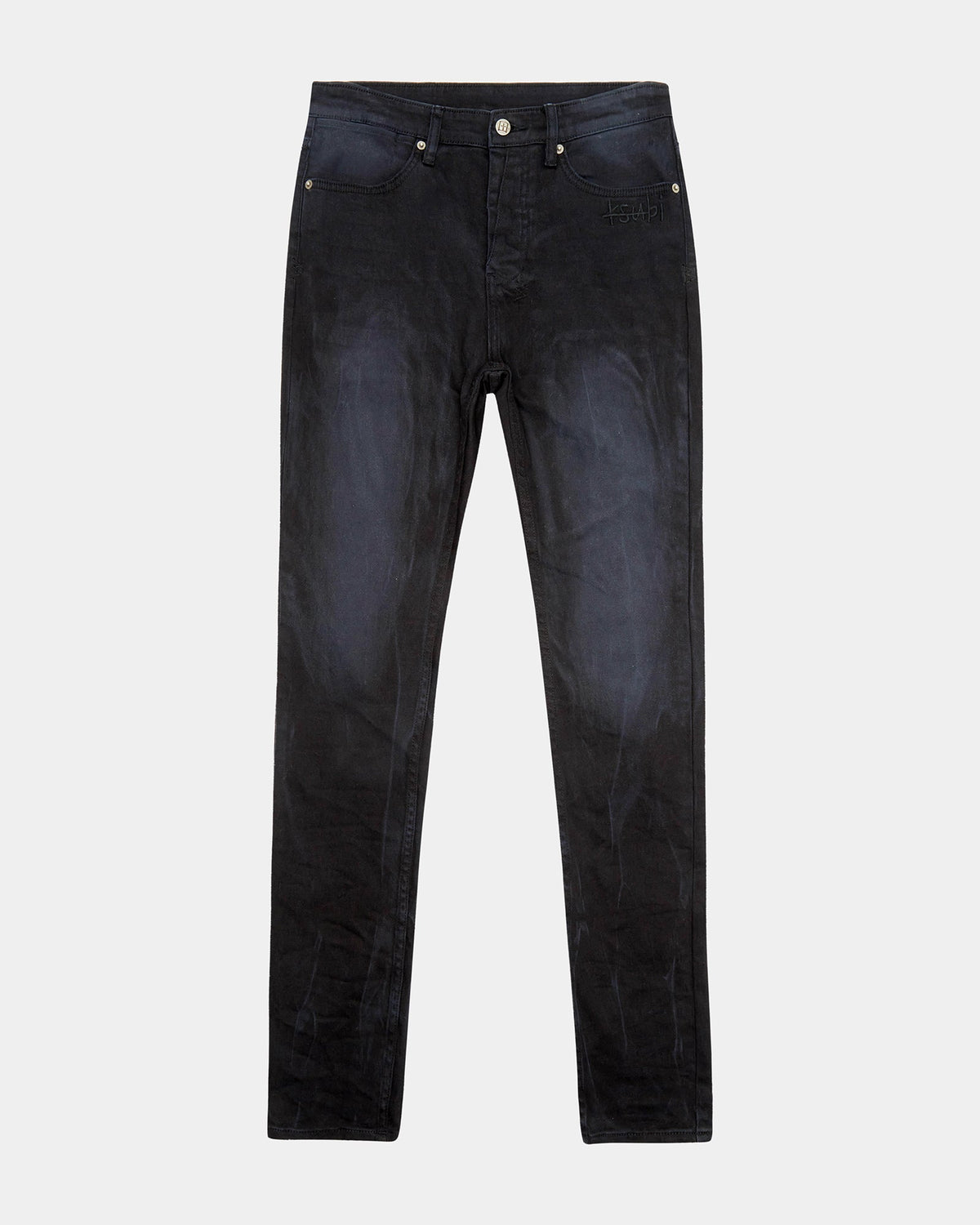 Mens Van Winkle Ghosted 1999 Skinny Denim Jeans - Black