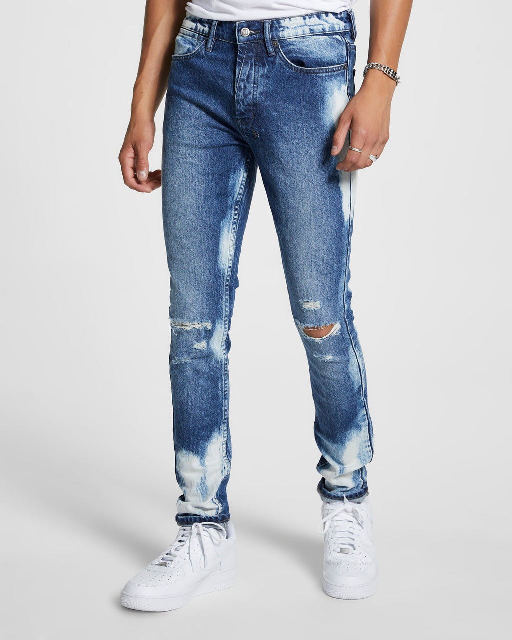Mens Van Winkle The Heavens Skinny Denim Jeans - Denim