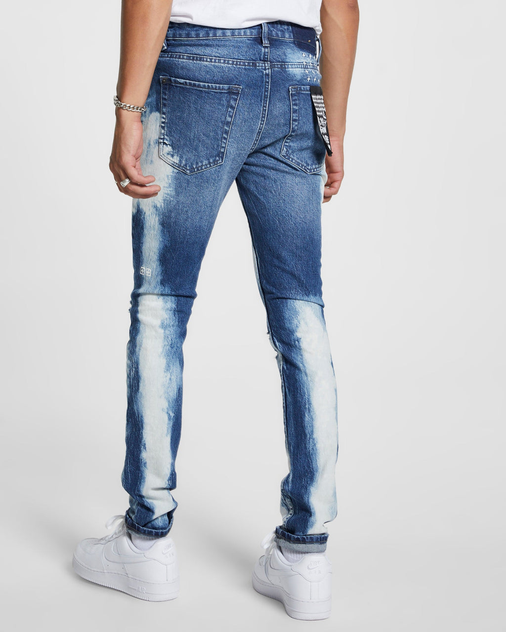 Mens Van Winkle The Heavens Skinny Denim Jeans - Denim
