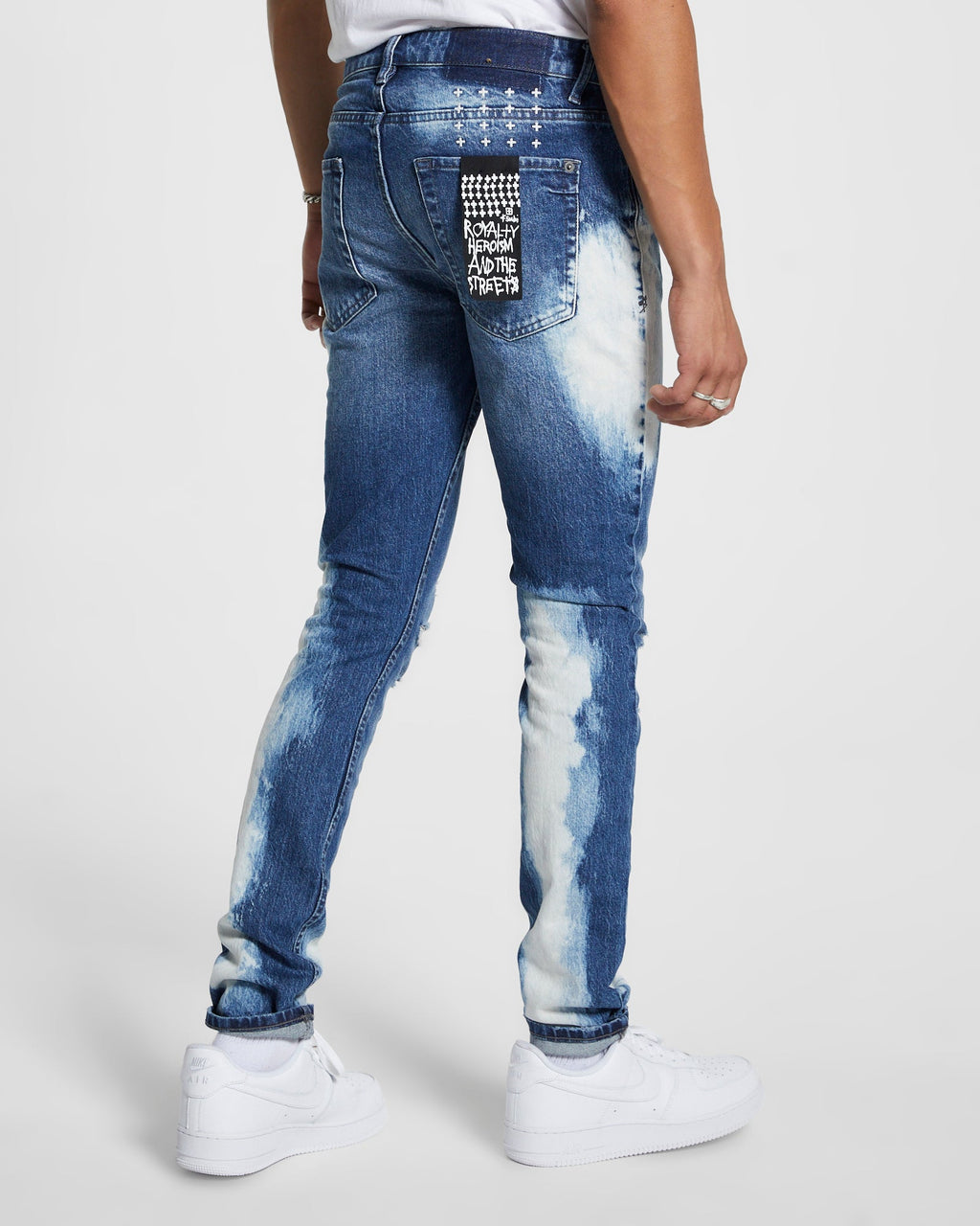 Mens Van Winkle The Heavens Skinny Denim Jeans - Denim