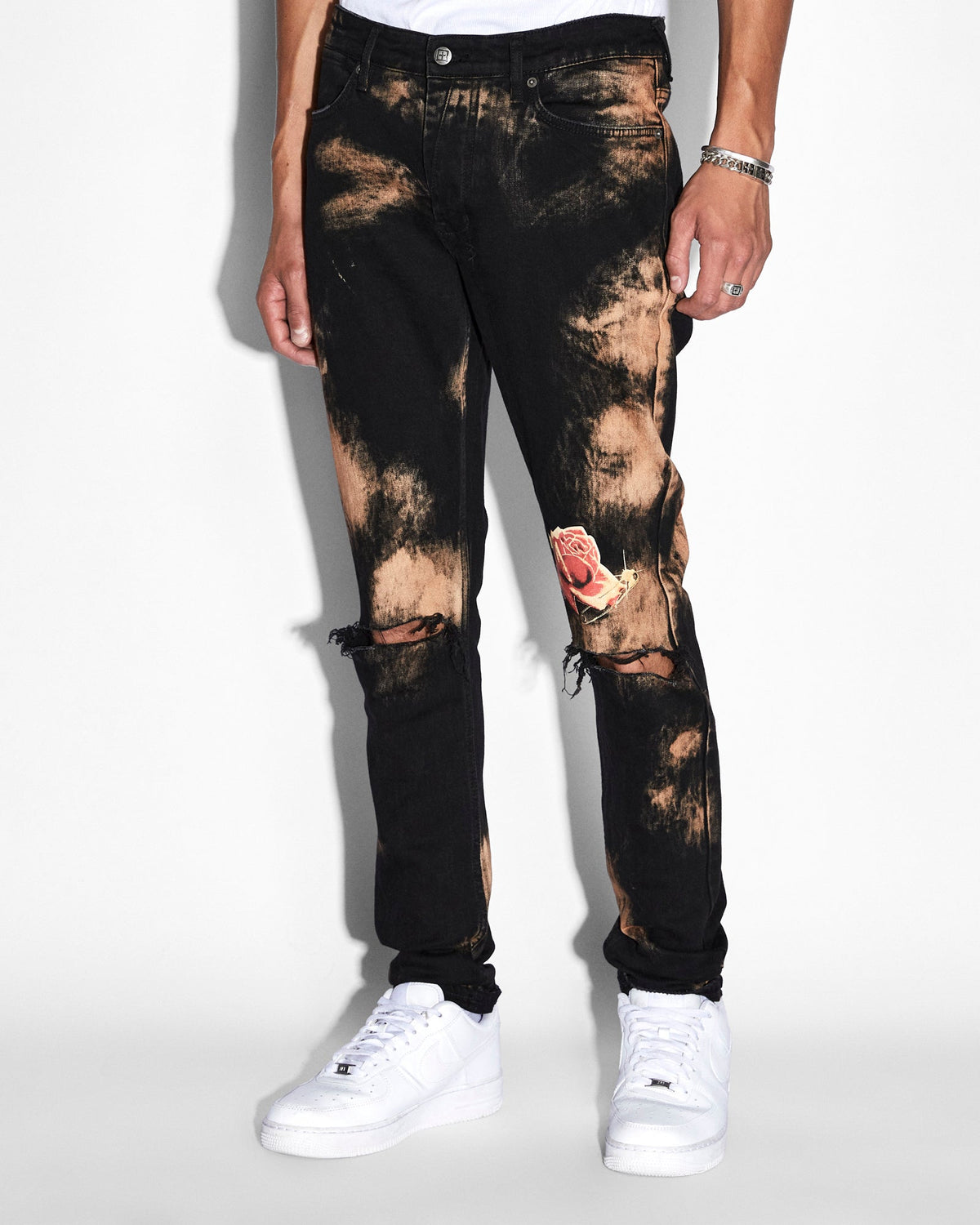 MENS VAN WINKLE HELLFIRE DENIM JEANS