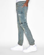 Mens Van Winkle Throw Bak Trash Skinny Denim Jeans - Denim