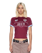 WOMENS SURROUND VISION BABY JERSEY SANGRIA TEES