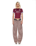 WOMENS SURROUND VISION BABY JERSEY SANGRIA TEES