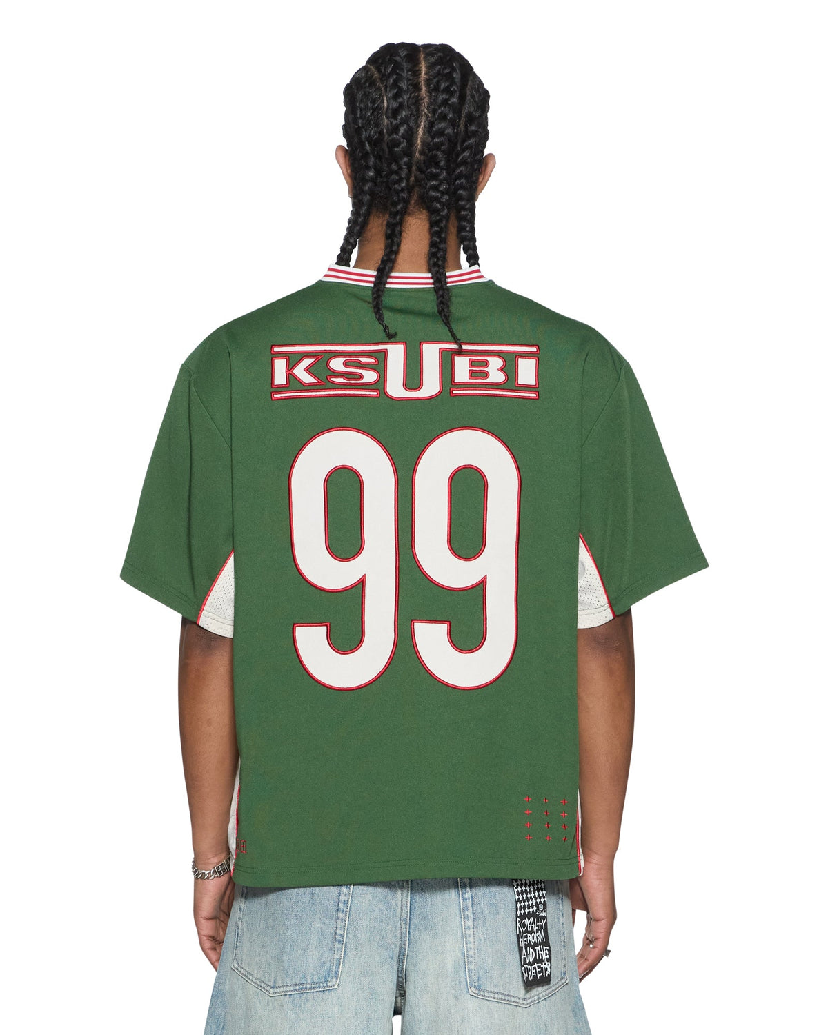 MENS OFFSIDE SS JERSEY GREEN FASHION TOPS