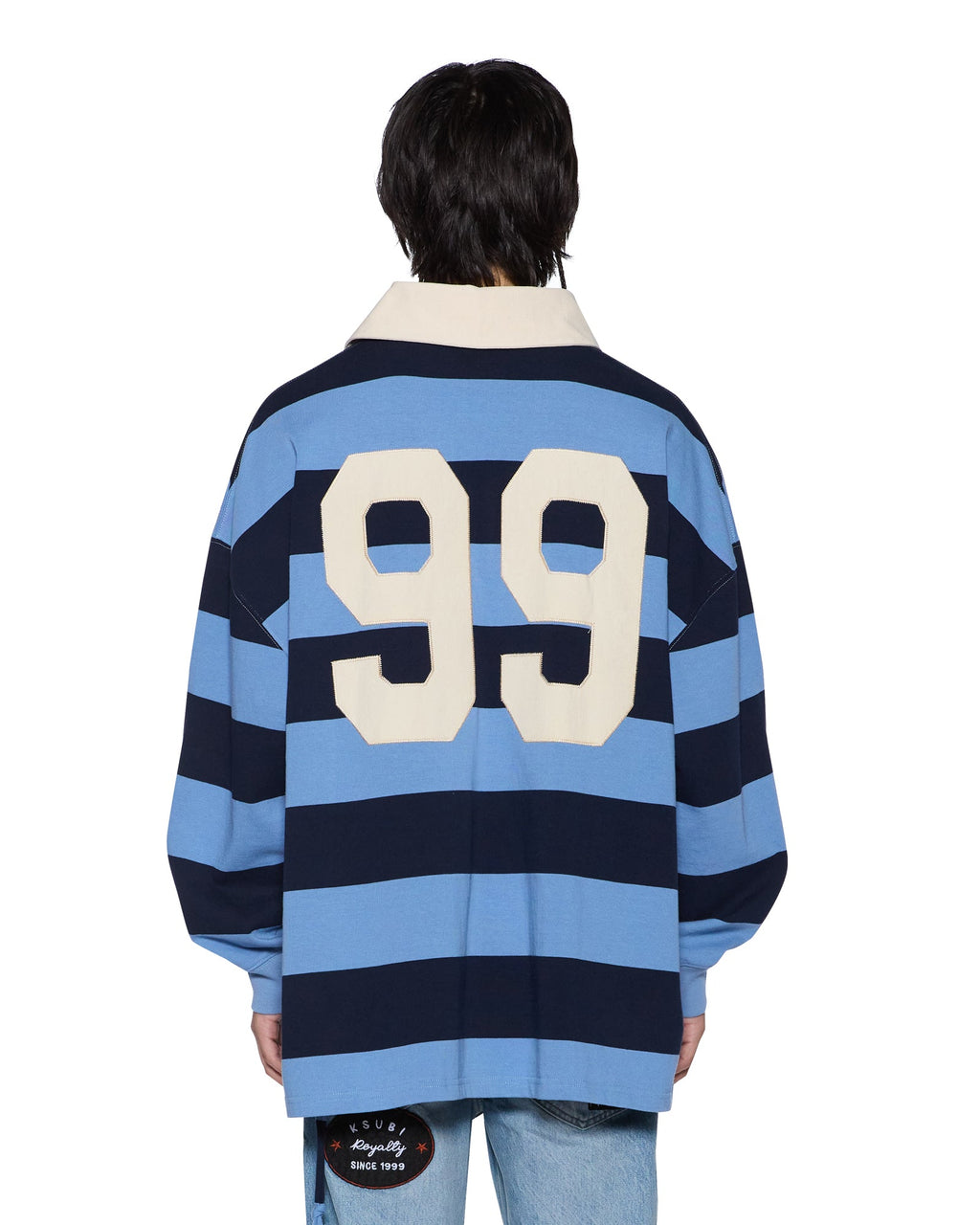 MENS RUGGED RUGBY JERSEY FADED ICE SHIRTS