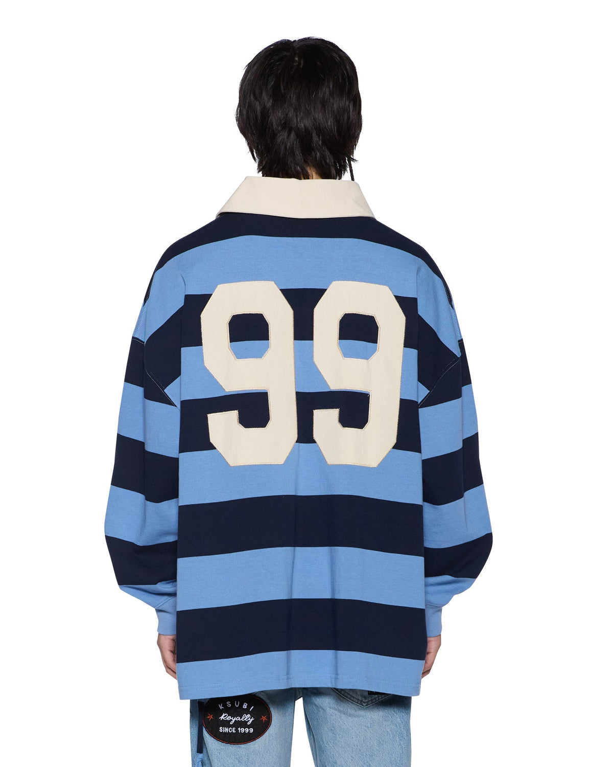 MENS RUGGED RUGBY JERSEY FADED ICE SHIRTS