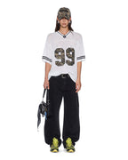 WOMENS DERBY BOYFRIEND SS JERSEY CAMO SHELL TEES