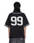 MENS  OUTFIELD SS JERSEY BLACK OVERSIZED FASHION TOPS