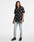 MENS KLUB OF HEARTS RESORT SS SHIRT BLACK SHIRTS