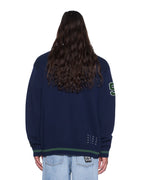 MENS PLAYOFF CARDIGAN MIDNIGHT KNITWEAR