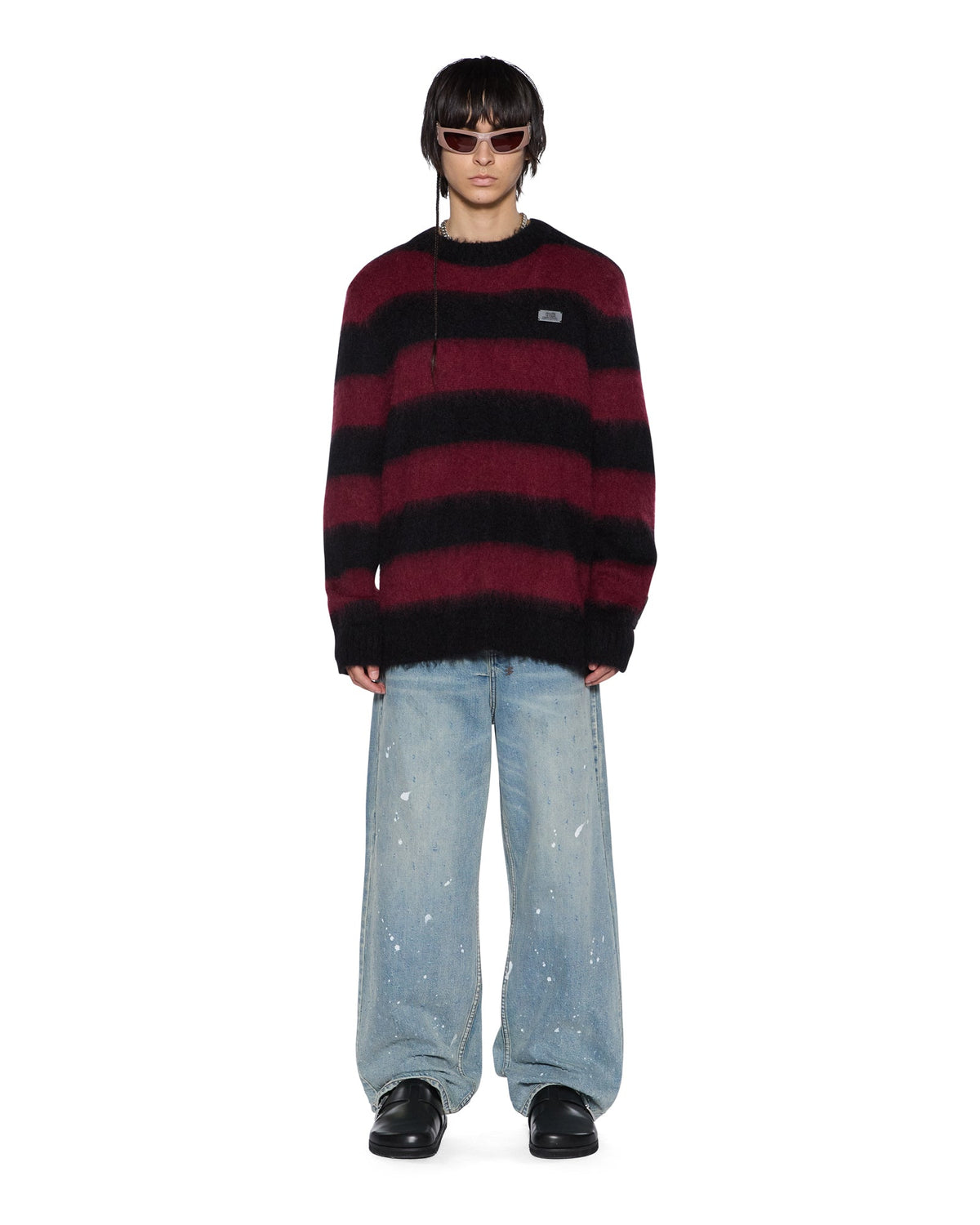 RUGGED MOHAIR KNIT CREWNECK OX