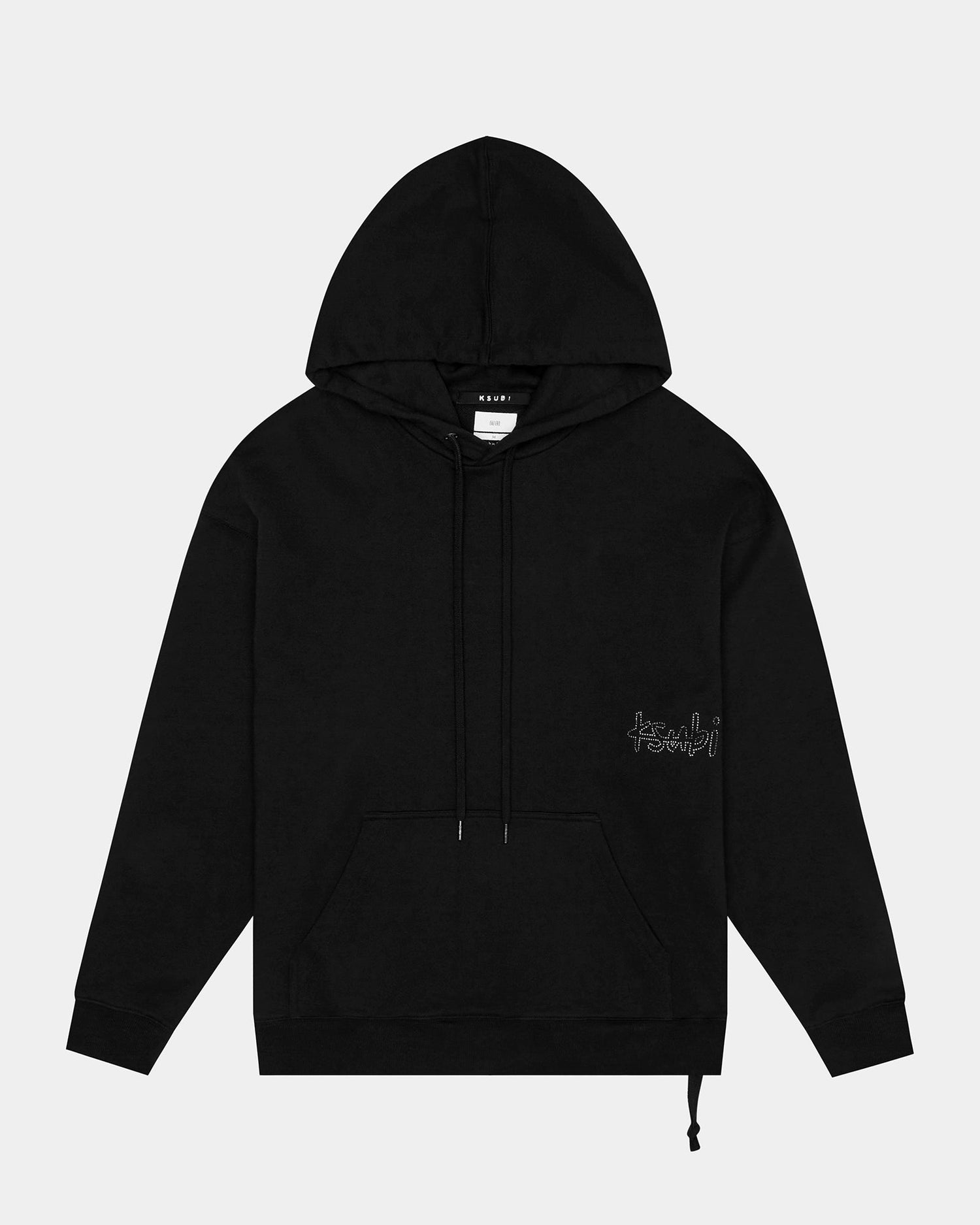 KRYSTAL BLING BIGGIE HOODIE BLACK