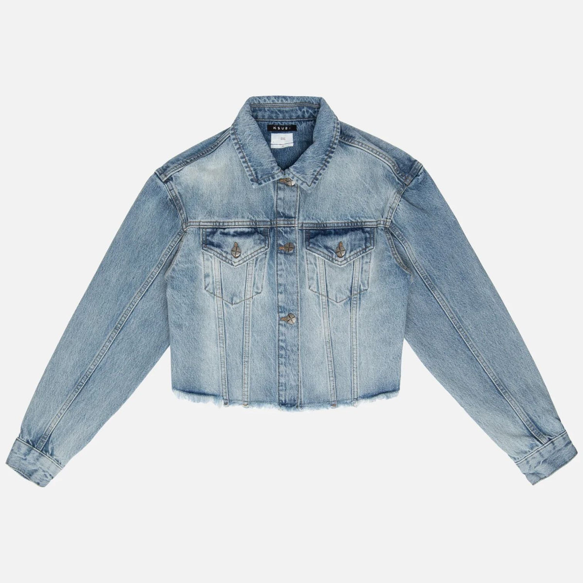 Ksubi cropped denim jacket hotsell