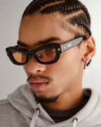 CYPHER SUNGLASSES BLACK GOLD EYEWEAR