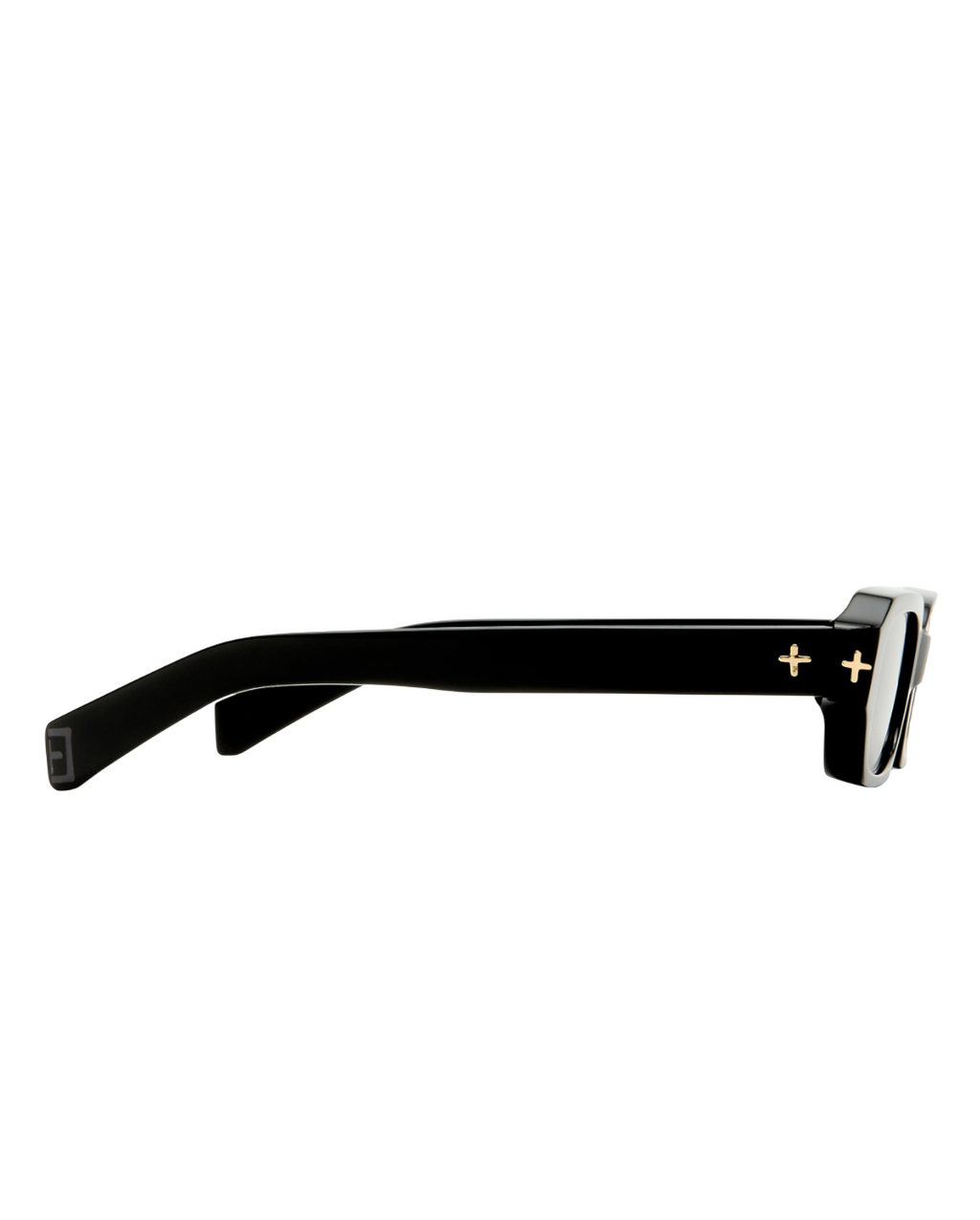 THE SEVEN SEVENS SUNGLASSES BLACK GOLD EYEWEAR