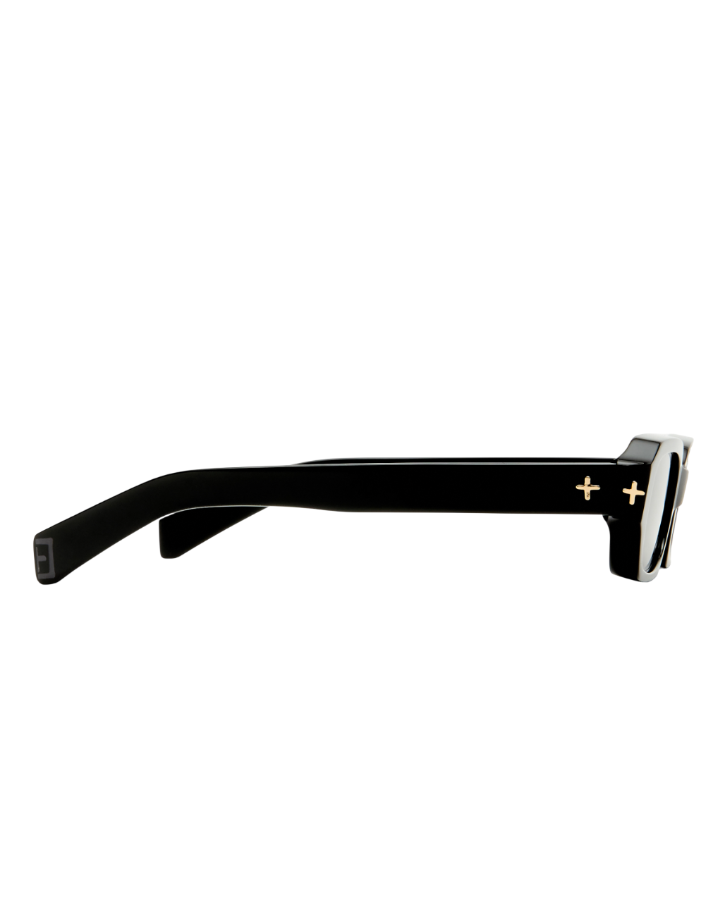 THE SEVEN SEVENS SUNGLASSES BLACK GOLD EYEWEAR