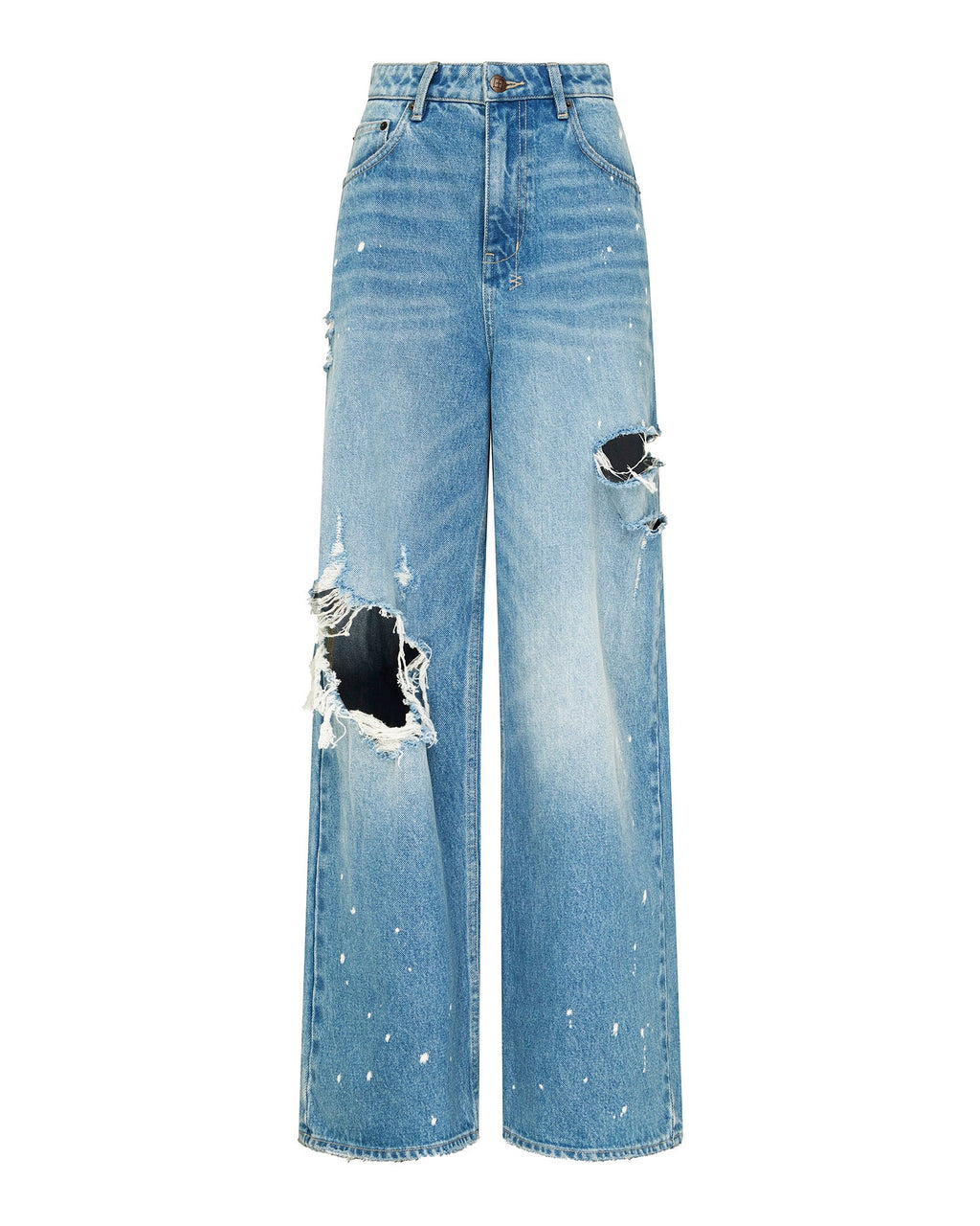 WOMENS KSUPER SURGE TRASHED DENIM JEANS