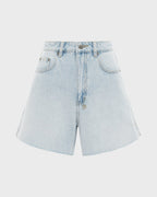 Womens Hi Line Short Drift A Line Walkshorts - Denim