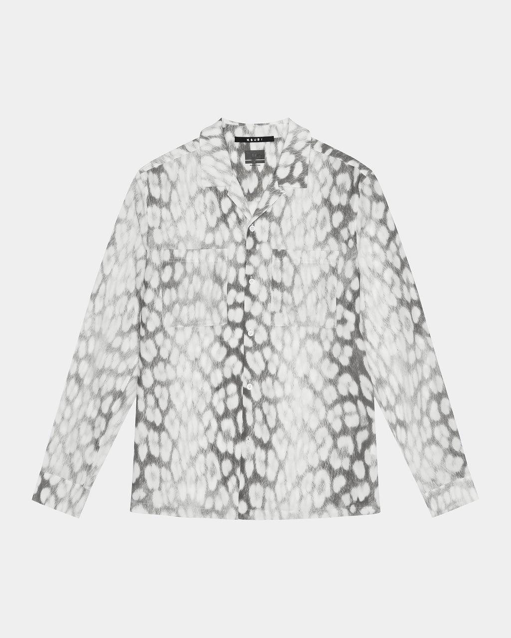 MENS LEO PORTAL RESORT LS SHIRT GREY SHIRTS